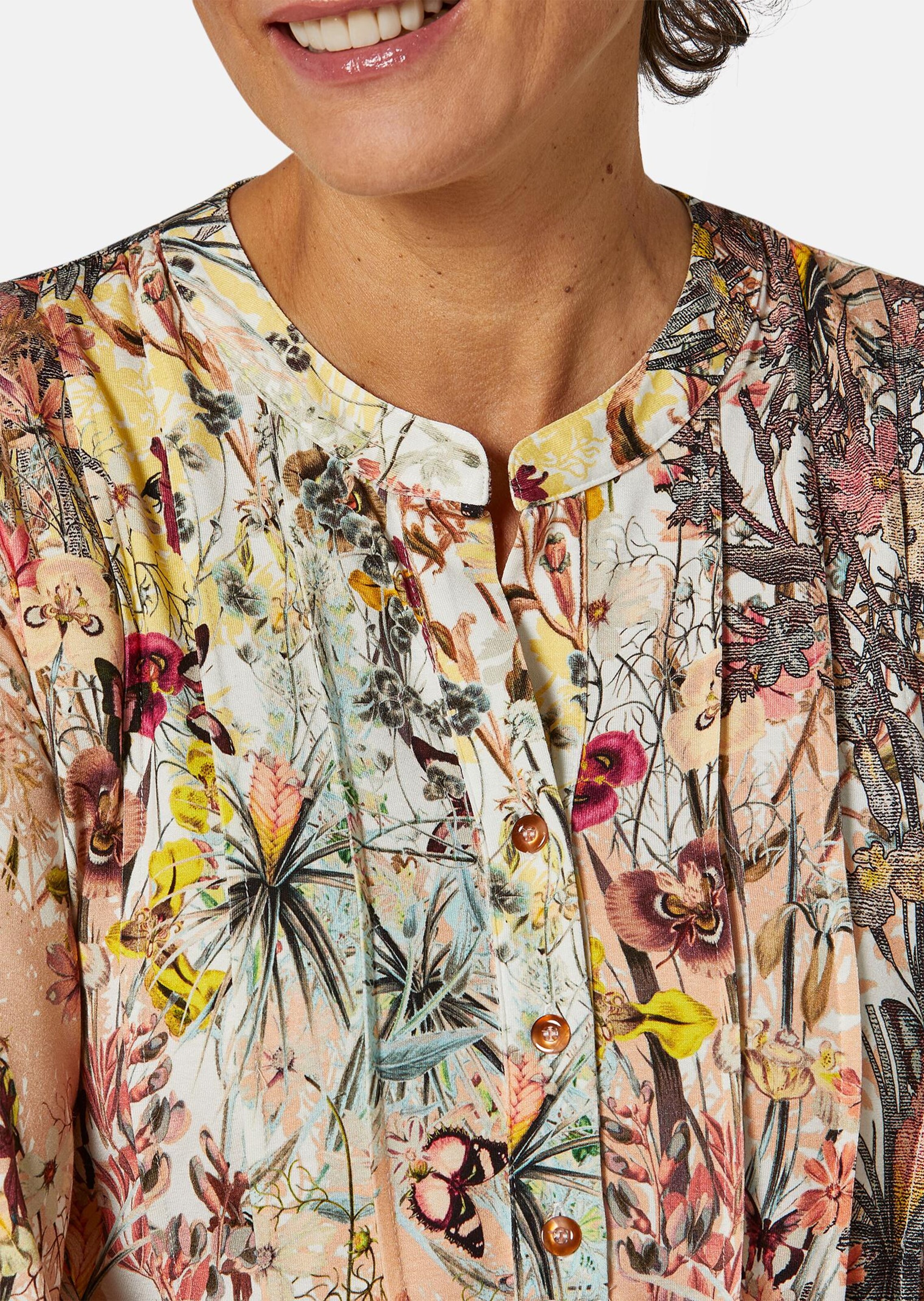 Figurschmeichelndes Drucktunika-Shirt thumbnail 5
