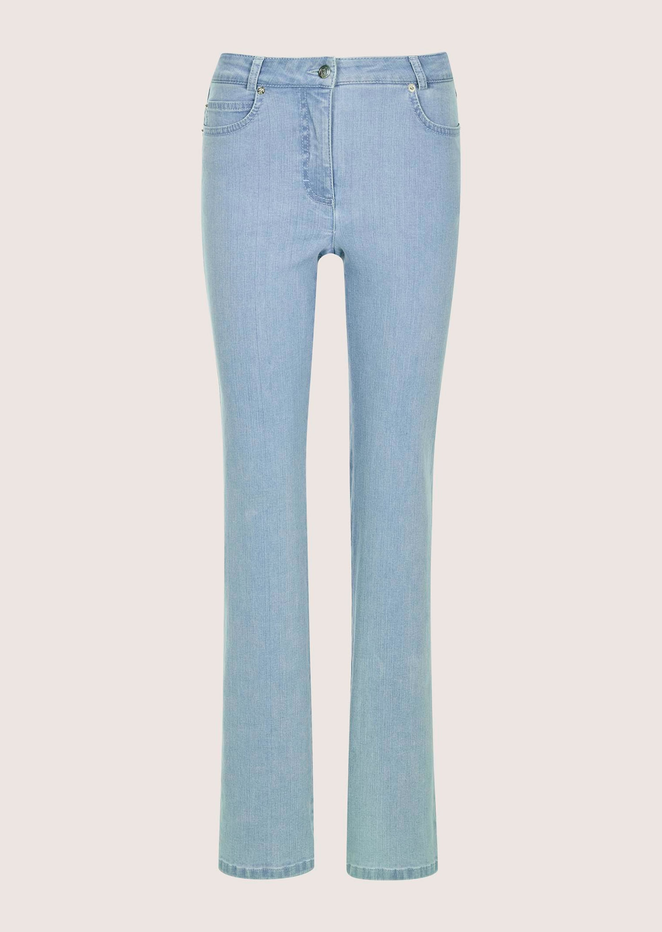 M-Jeans in gerader Form mit Logo-Stickerei thumbnail 7