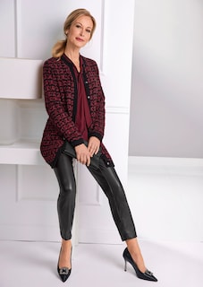 Schicker Strickcardigan mit Glanzgarnen thumbnail 7