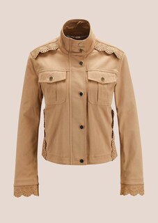 Kurze Jacke mit edler Madeira-Spitze thumbnail 7