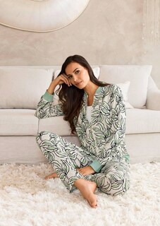 Ensemble de loisirs en viscose imprimée thumbnail 2