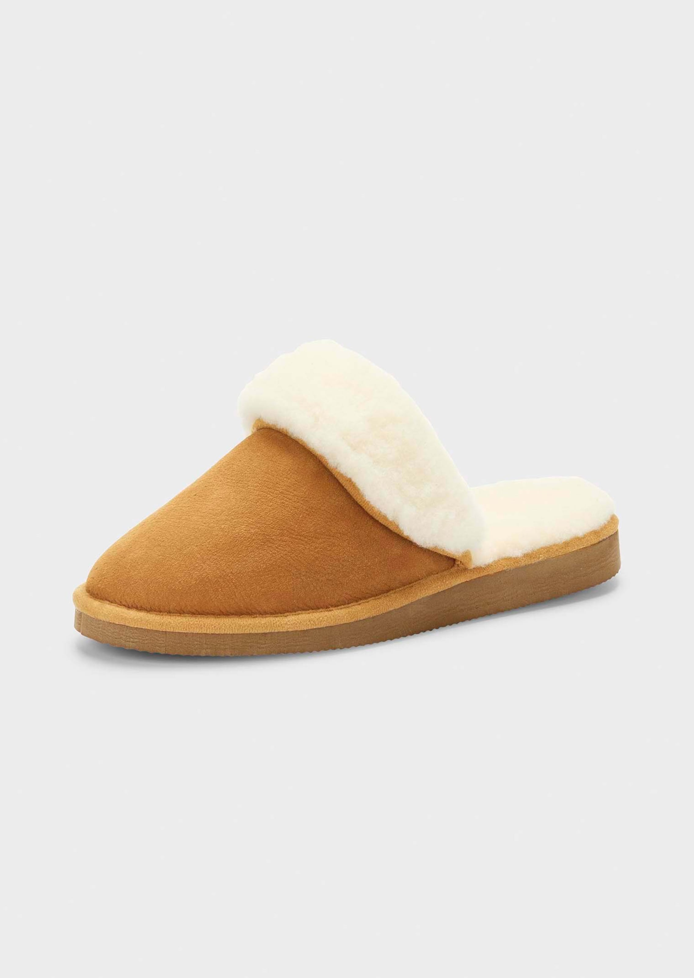 Pantoffels van lamsvacht