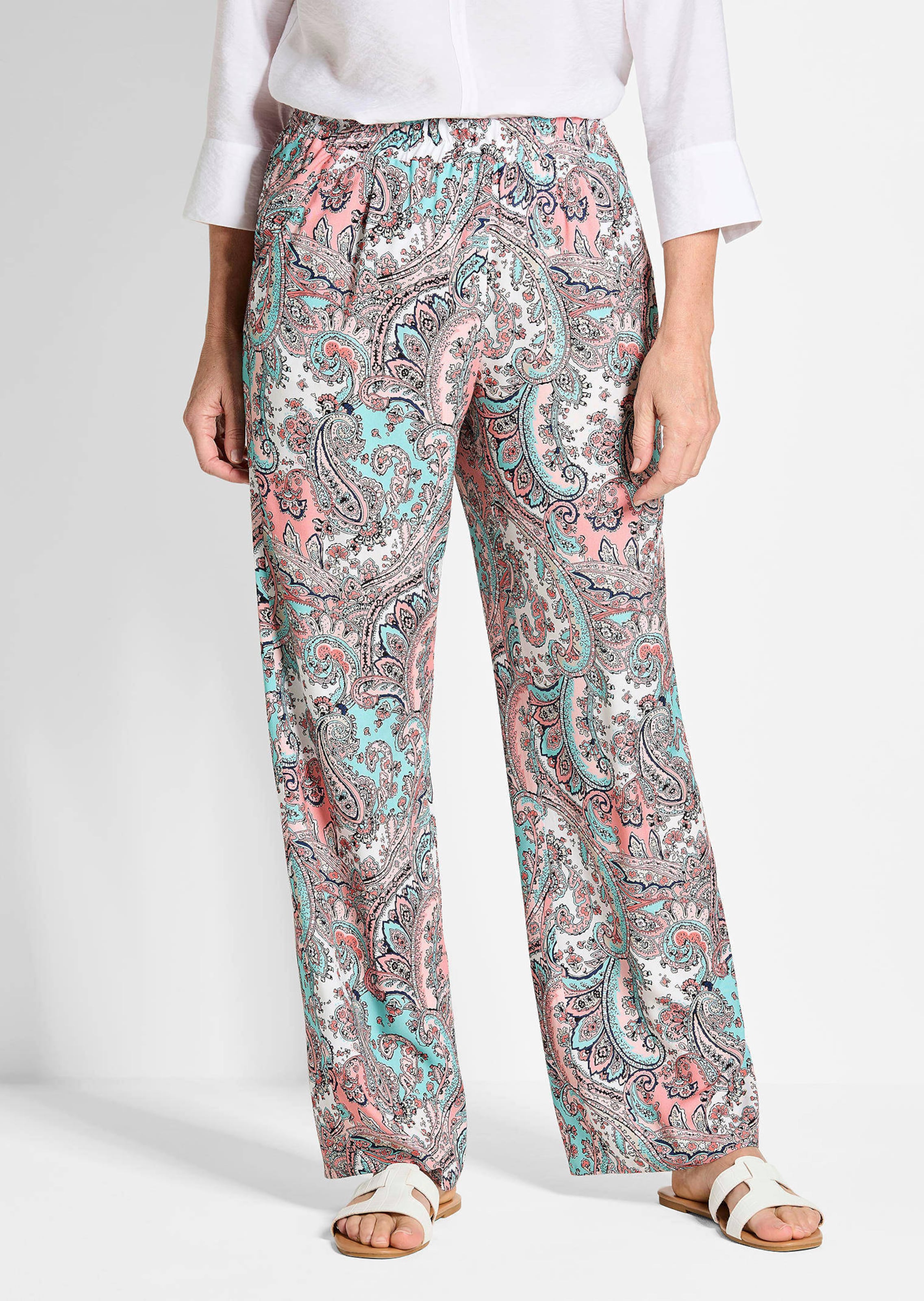 Weite Hose VERA im Paisley-Dessin