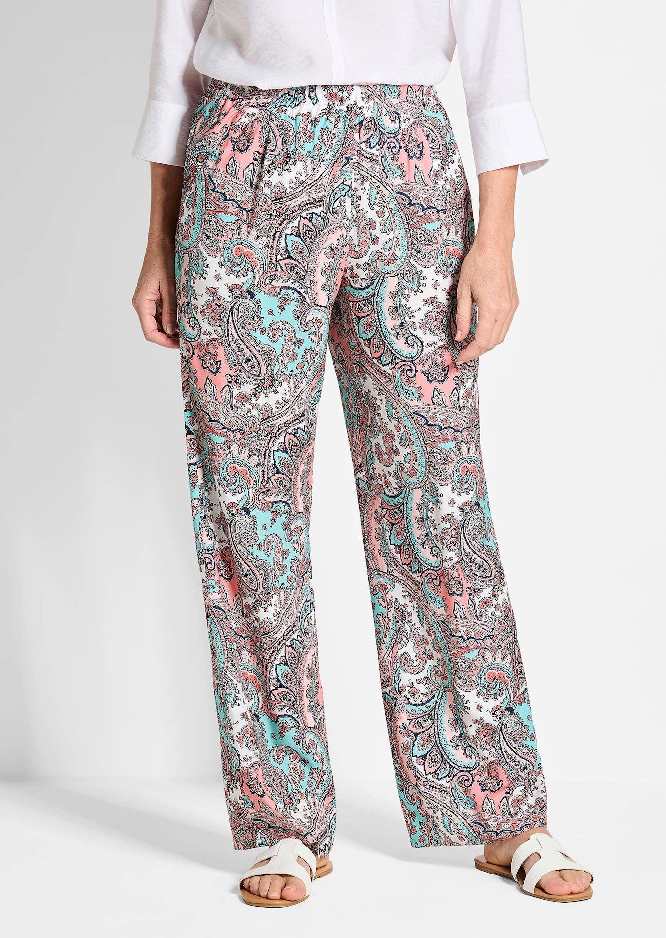 Broek met paisleydessin