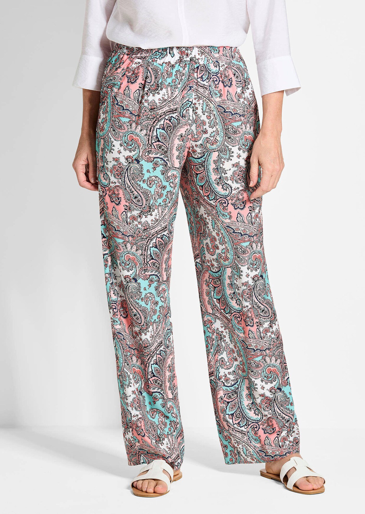 Broek met paisleydessin