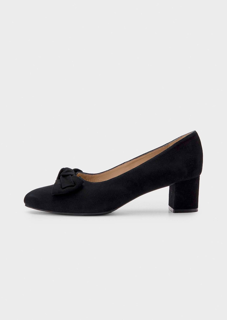 Pumps aus Leder in Komfort-Weite