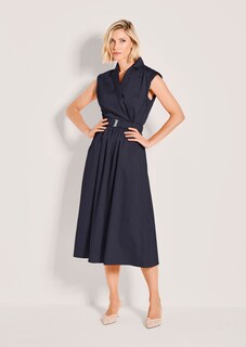 Ärmelloses Sommerkleid mit Raffungen thumbnail 3