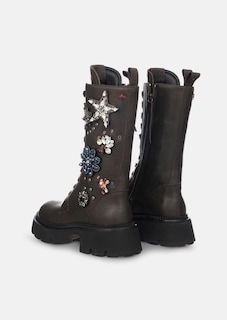 Hohe Boots mit Glitzer-Ornamenten thumbnail 3