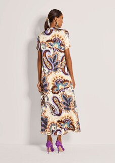 Midikleid mit Paisley-Muster thumbnail 4