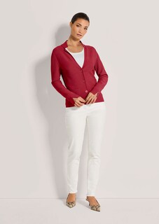 Blazer en maille fine à manches longues thumbnail 3