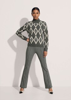 Pullover mit modischem Rauten-Muster thumbnail 3