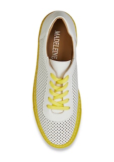 Leder-Sneaker mit Lochmuster thumbnail 4
