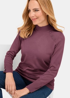 Pflegeleichter Pullover mit Stehbundkragen thumbnail 3