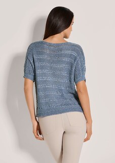 Pullover aus Bändchengarn mit Glanz-Effekt thumbnail 4