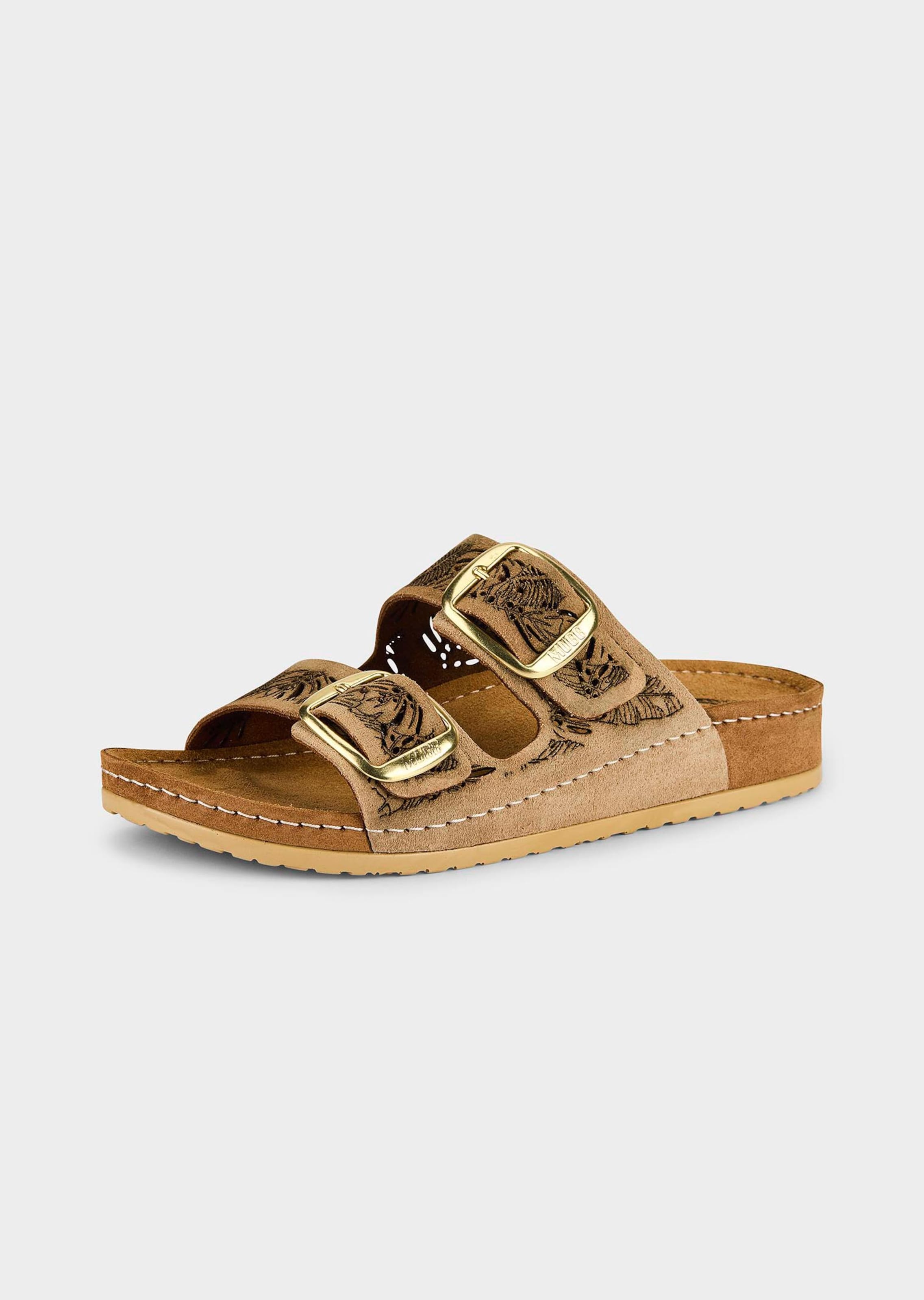 Mules en cuir véritable