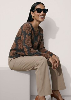 Kaschmirpullover mit floralem Allover-Print thumbnail 5