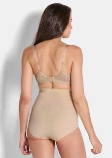 High-waisted shaping briefs with checked mesh inserts thumbnail 2