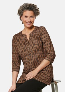 Figurschmeichelndes Drucktunika-Shirt thumbnail 4