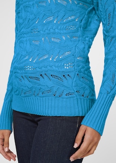 Strickpullover mit Zopfmuster thumbnail 6