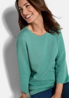 Strickpullover mit Pünktchenmuster thumbnail 4