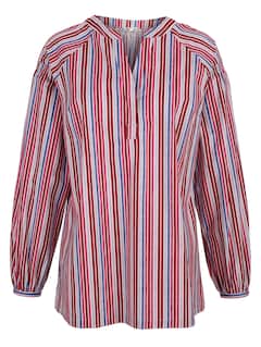 Bluse mit verschiedenfarbenen Streifen thumbnail 7