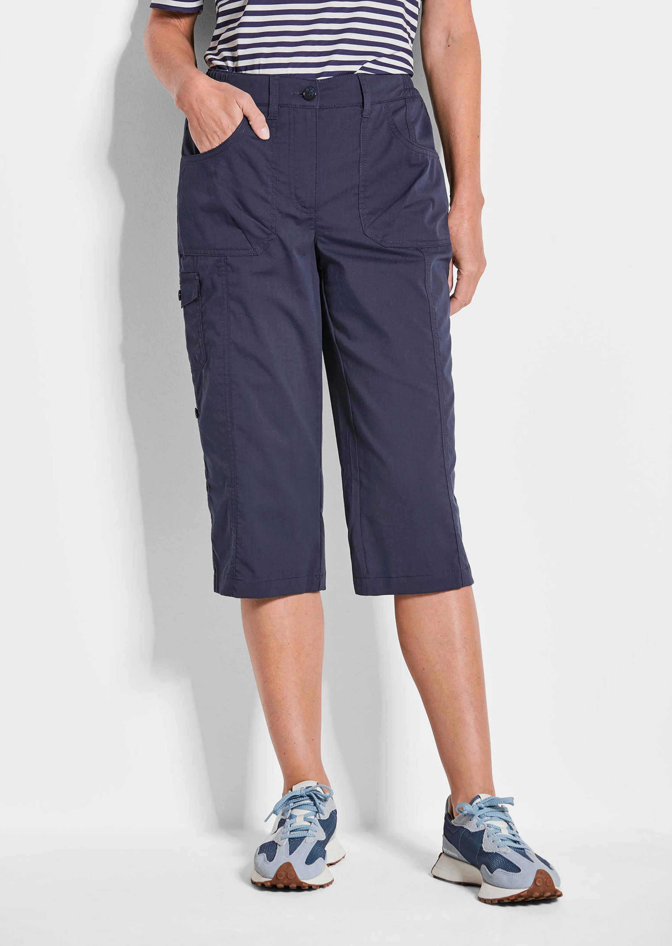 Caprihose CARLA im Cargo-Look