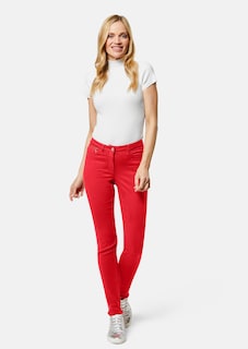 Jeans mit feinem Fransensaum thumbnail 3