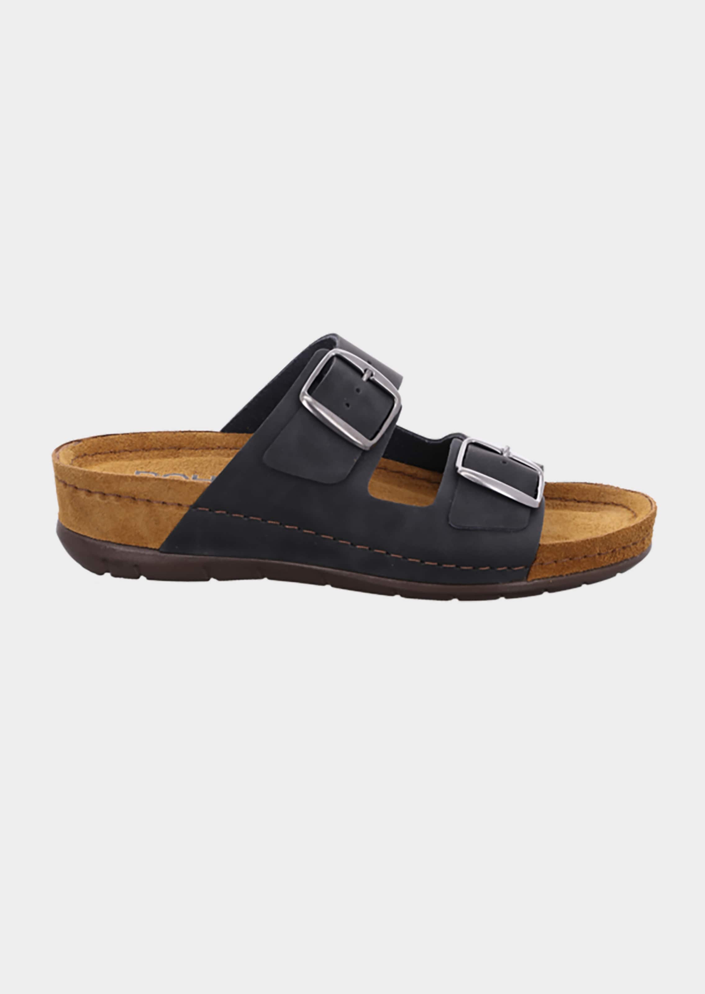 Leren sandalen met verstelbare gespen