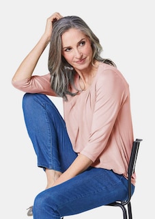 Gepflegtes Shirt in eleganter Blusen-Optik thumbnail 4