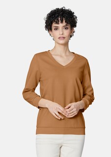 Sweatshirt mit 3/4-langen Ärmeln. thumbnail 2
