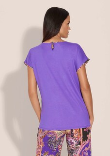 Shirtbluse mit Unikat-Print thumbnail 4