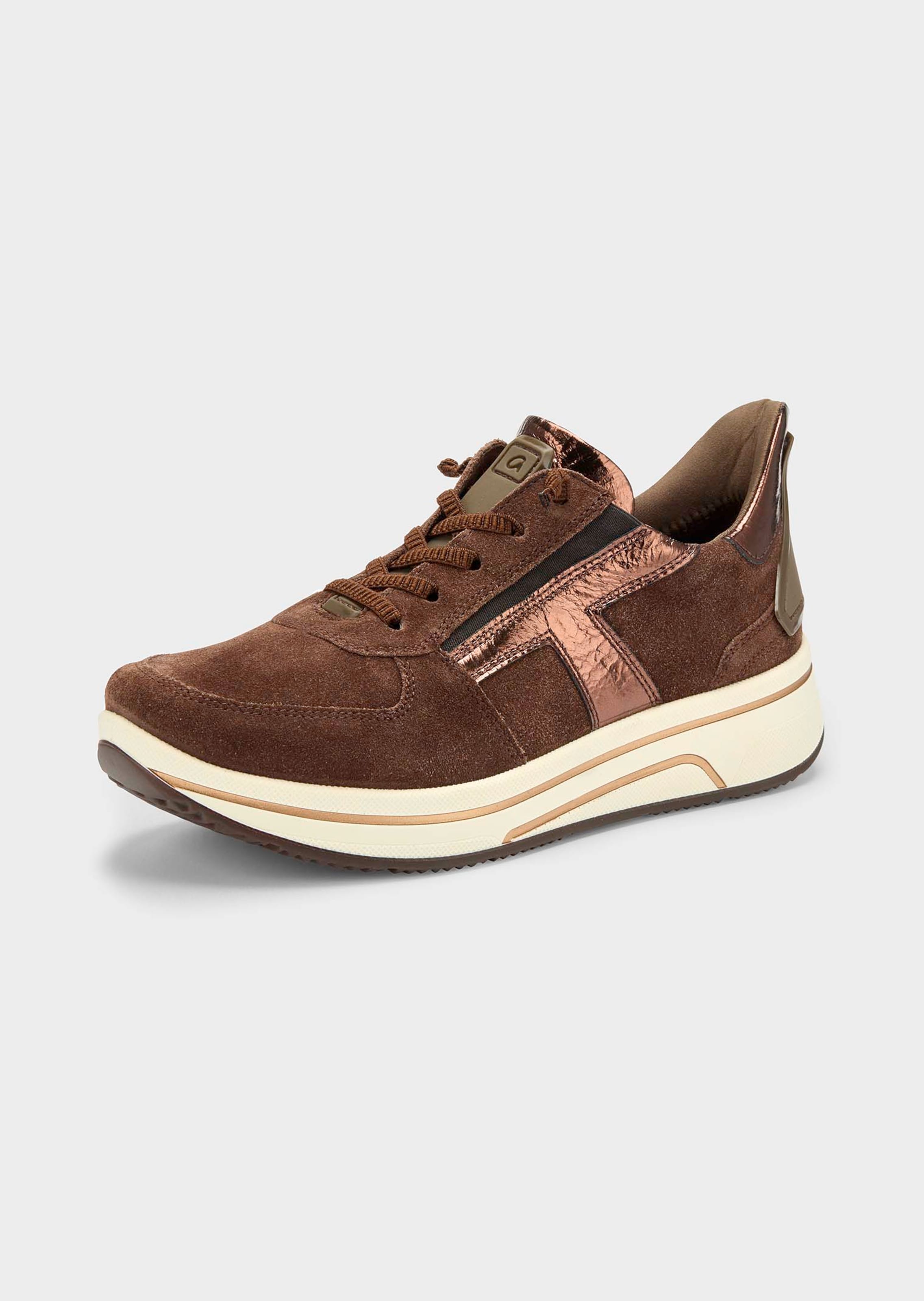 Eleganter Sneaker aus Veloursleder