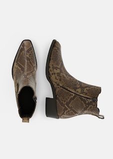 Stiefeletten mit Reptilprägung im Cowboy-Stil thumbnail 2