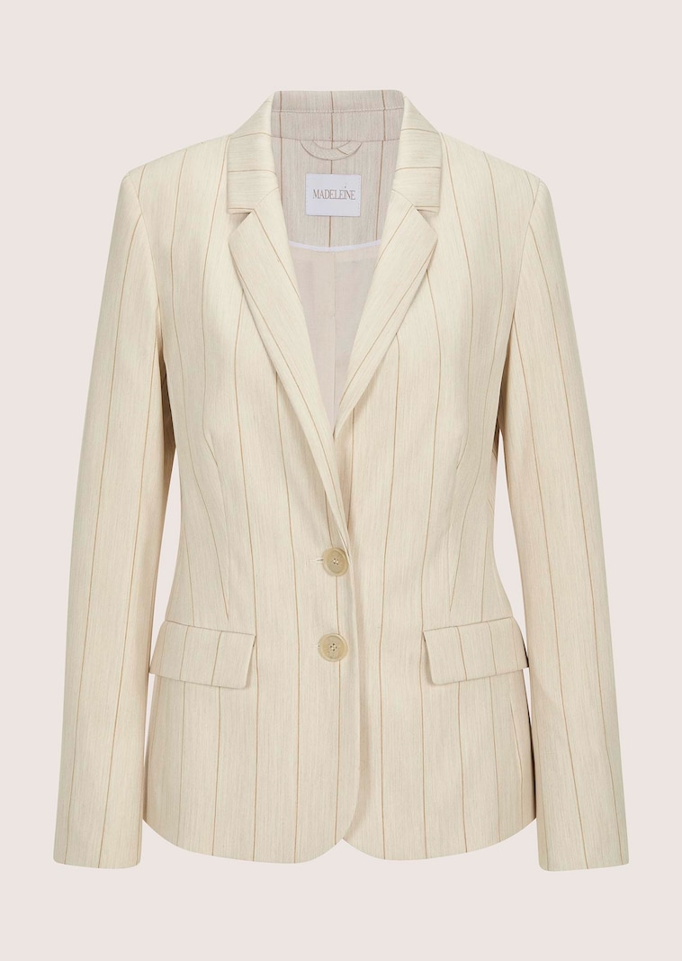 Blazer mit Reverskragen und Pattentaschen