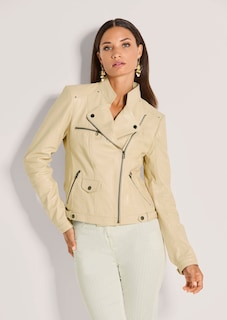 Bikerjacke aus Lammnappa-Leder thumbnail 2