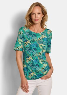 Jersey shirt met boothals thumbnail 1