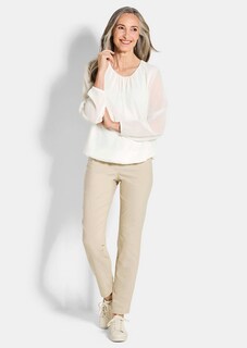 Elegante blouse van chiffon thumbnail 2