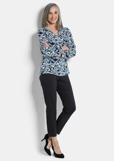 Pantalon 7/8 LOUISA en bengaline, avec taille élastique thumbnail 2