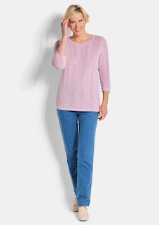 Strickpullover mit Wellenstruktur thumbnail 2