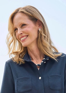 Collier avec nœuds et boules en métal thumbnail 2