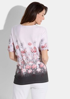 Jersey-Shirt im floralen Mustermix thumbnail 2