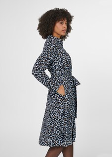 Hemdblusenkleid mit Animal-Print thumbnail 5