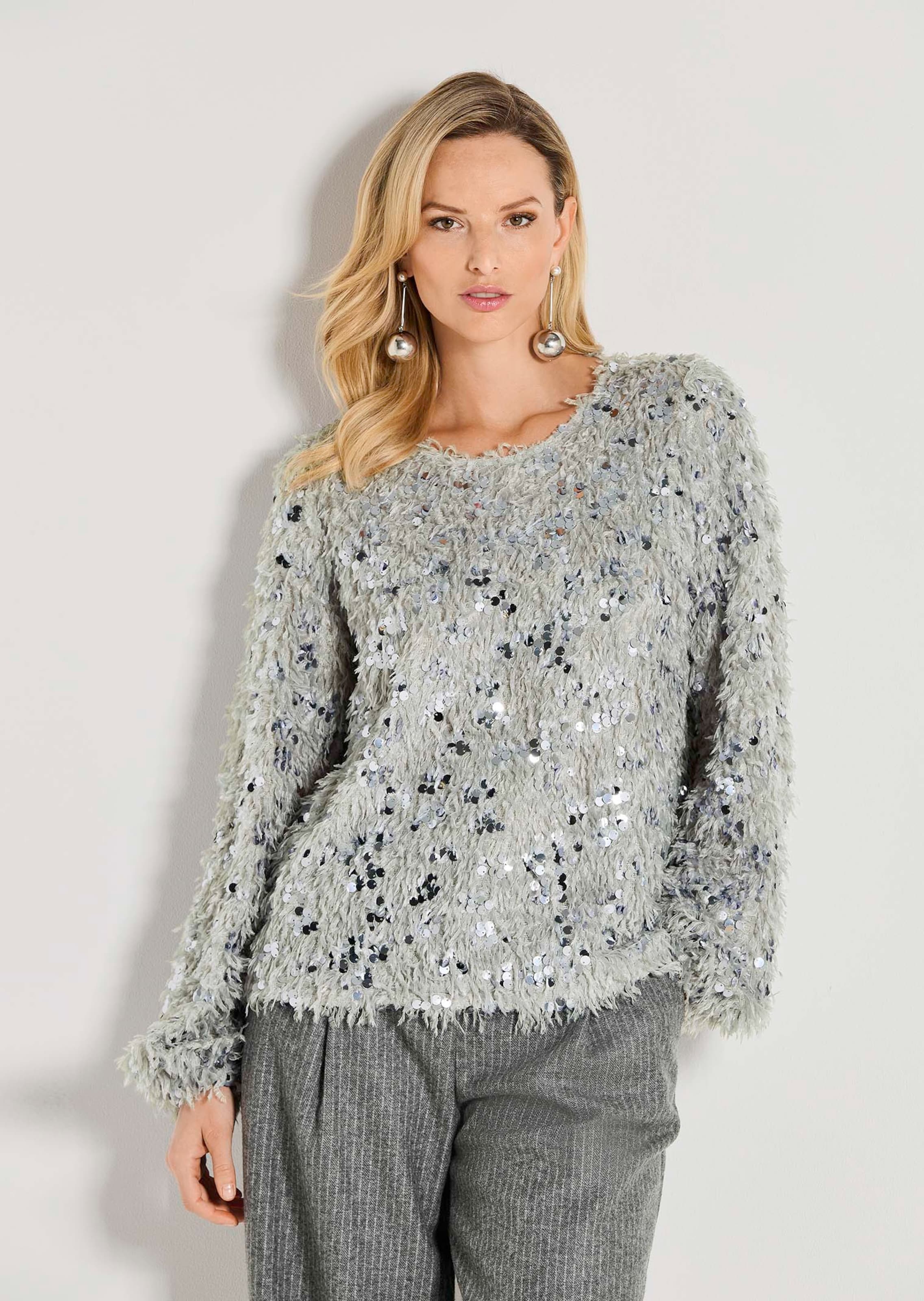 Sweatshirt mit Glam-Faktor