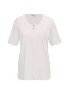 T-shirt à encolure arrondie en crochet thumbnail 4