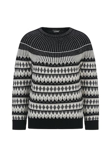 Norwegerpullover mit glitzerndem Lurex thumbnail 6