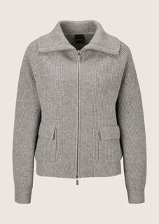 Strickjacke in Blousonform mit 2-Wege-Reißverschluss thumbnail 7