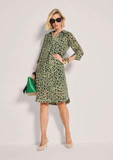 Sommerkleid mit Leomuster und 3/4-Arm thumbnail 5
