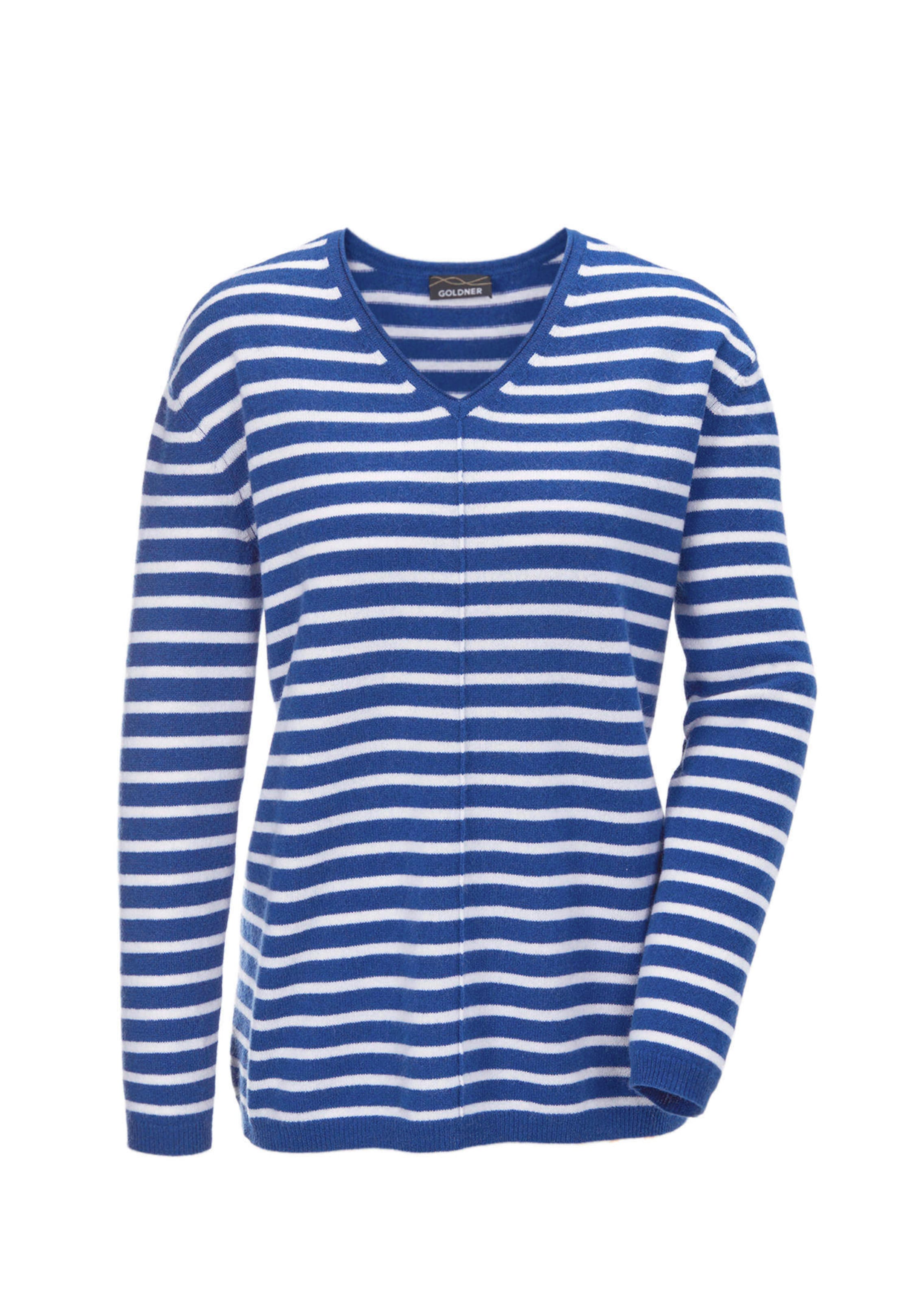 Pullover van kasjmier met V-hals