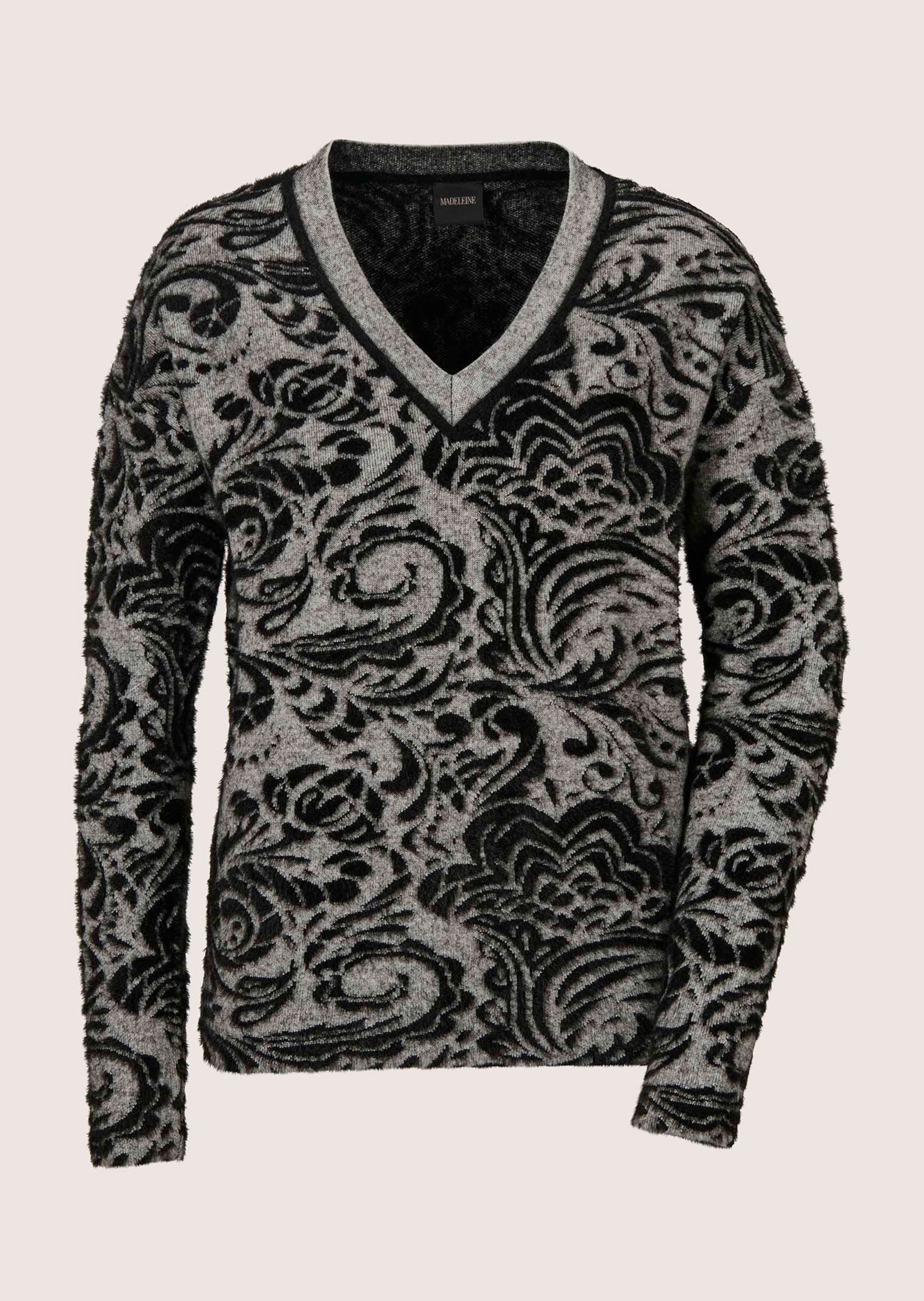 Pullover met V-hals