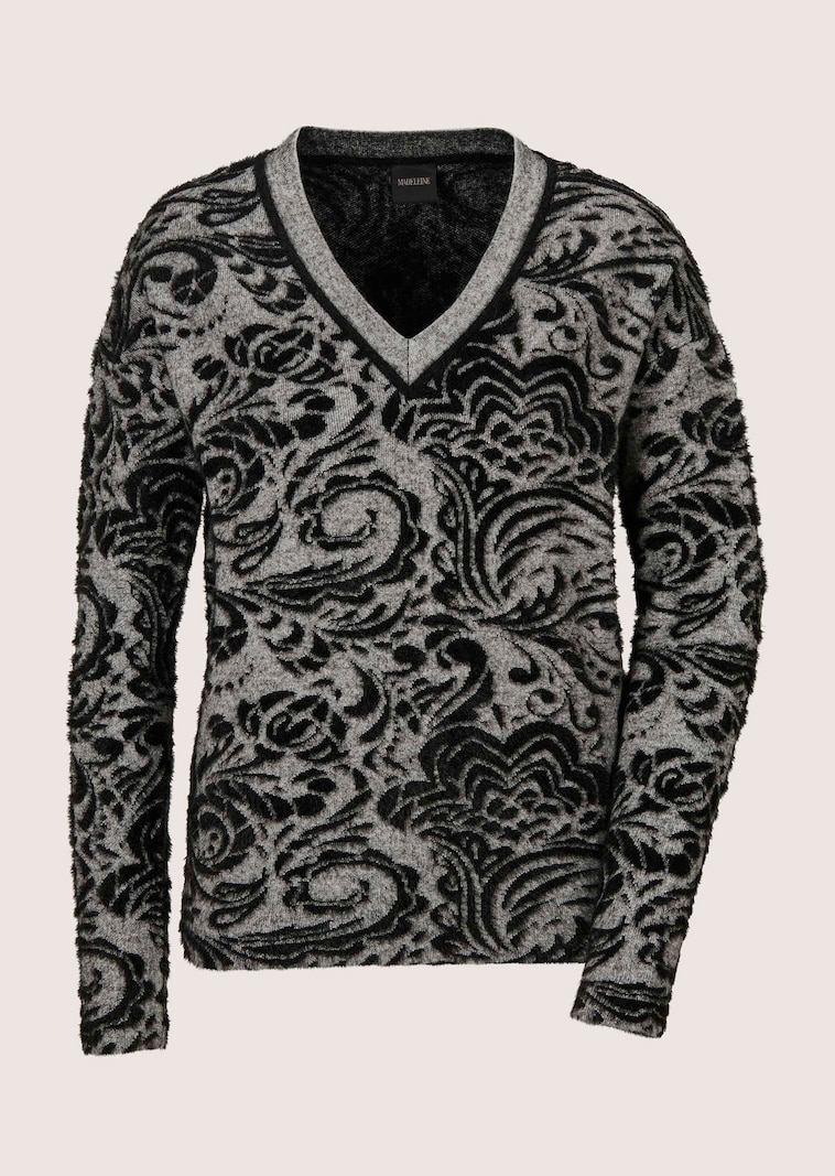 Pullover met V-hals